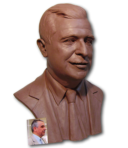 Busto del presidente de Semillas Fito. Escultores en Madrid