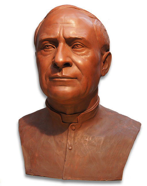 Pope of Rome Pius XI. Sculptors in Madrid