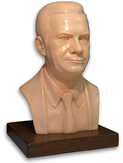 Bust of Celestino Corbacho, politician. Sculptors in Madrid