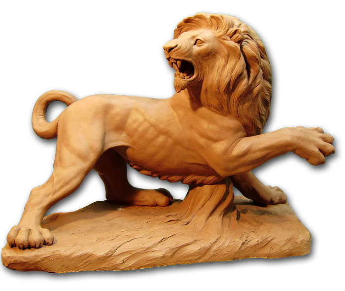 Lion's roar. Sculptors in Madrid