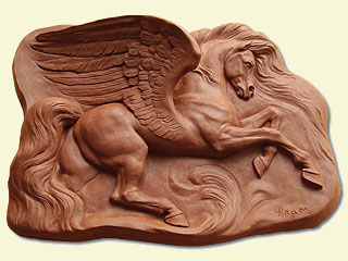 Pegasus (relief), Sculptor in Madrid