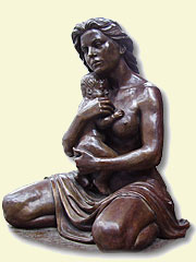 Maternity, Sculptor in Madrid